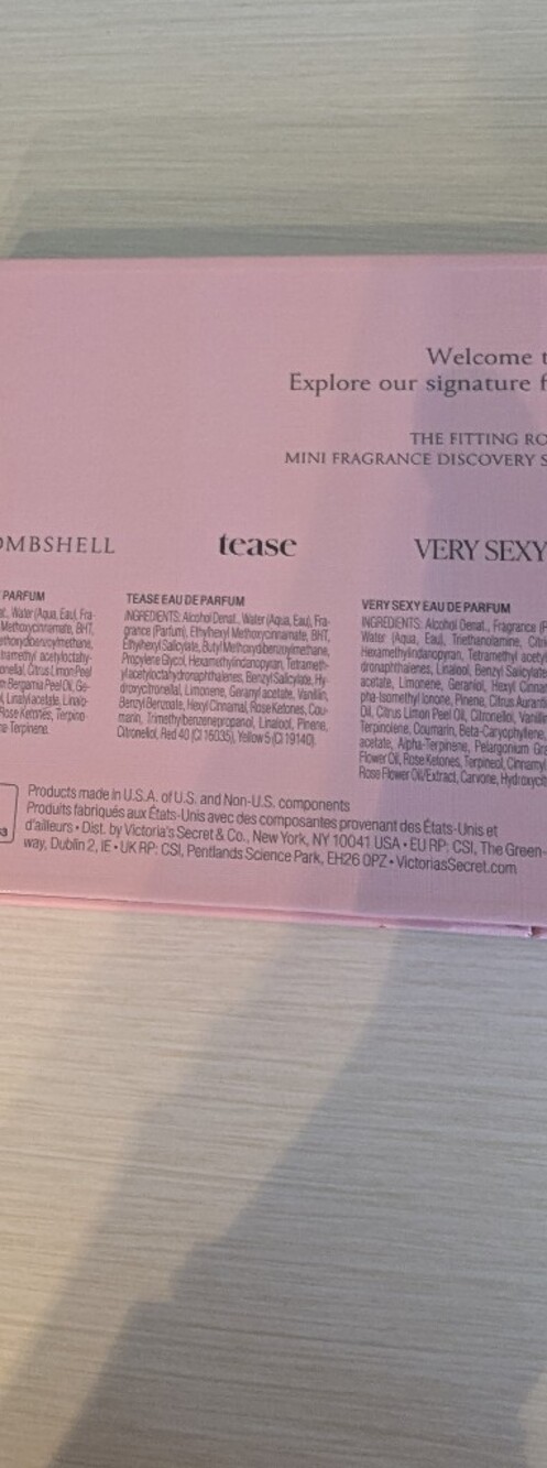 Victoria's Secret 6 mini fragrance The Fitting Room discovery set 10ml each - Picture 5 of 8